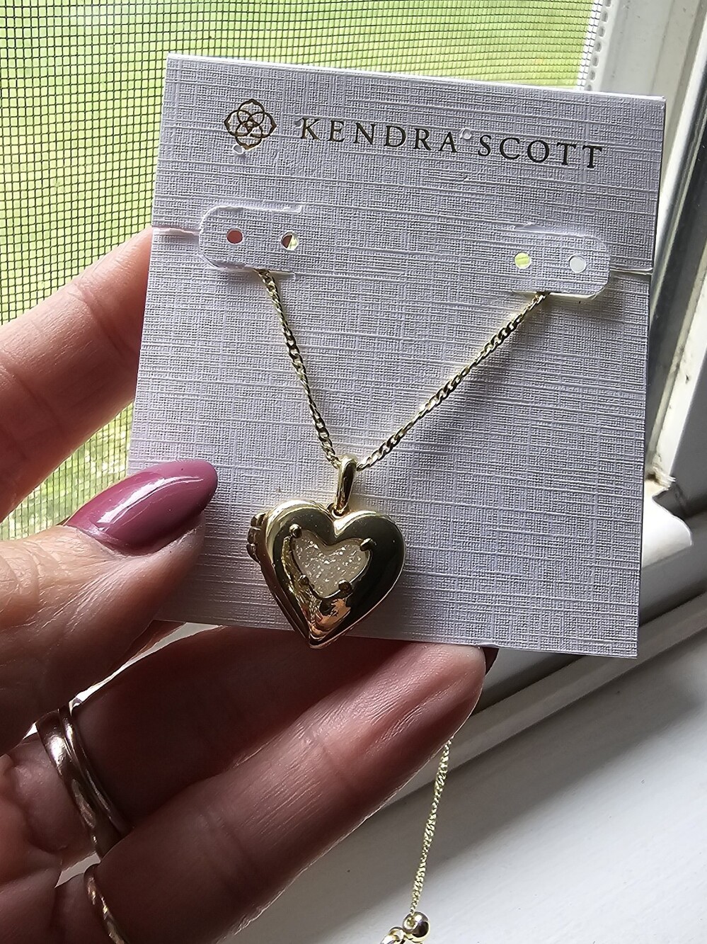 Kendra Scott Gold Heart Pendant Necklace